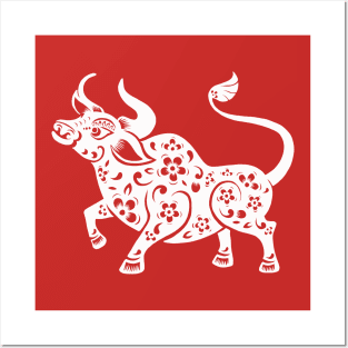 Chinese New Year – Year of the Ox Posters and Art